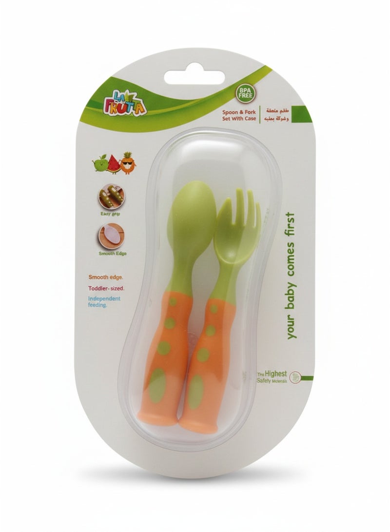 La Frutta LA Fruta Baby Spoon and Fork Set with Storage Case - Image 3